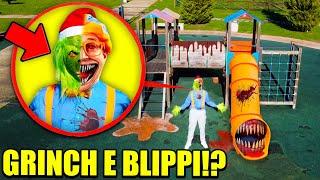 BLIPPI EXE SI È TRASFORMATO NEL GRINCH?! SE LO VEDI SCAPPA! (Ripreso col Drone)