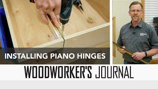 Step-by-Step Guide to Installing Piano Hinges