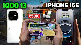 iPhone 16e vs iQOO 13: Best Gaming Phone Under ₹XX,XXX? (BGMI Test)