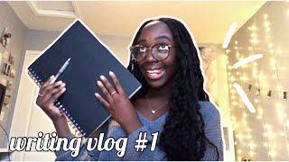 preptober!! plan + outline with me // writing vlog #1