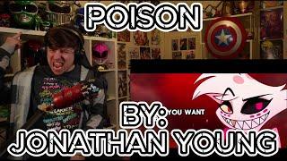 THIS WAS BETTER THAN I DREAMED!!!!!!!!!!! Blind reaction to Jonathan Young - Poison (Metal Version)