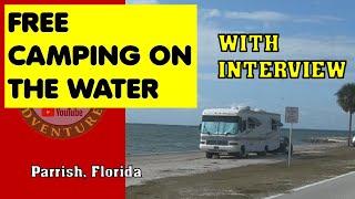 FREE Camping on water, with Interview | Florida Gulf Coast | Florida Camping