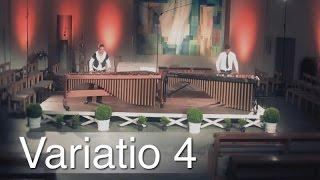 Variation 4 (Goldberg Variations) - J. S. Bach. Katarzyna Myćka & Conrado Moya, marimba duo