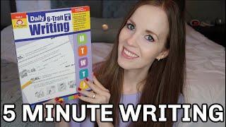 5 MINUTE WRITING CURRICULUM | HOW TO TEACH WRITING EASILY & WITHOUT STRESS | CURRICULUM CHOICES