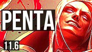 VLADIMIR vs YONE (MID) | Penta, 1.7M mastery, 600+ games, Legendary | EUW Challenger | v11.6