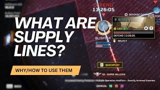 HELLDIVERS 2 What are Supply Lines and How To Use Them