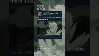 When naruto and sasuke combine there jutsu#animeedit #naruto #viral #trending #narutoedits #anime