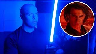 Anakin Skywalker Realistic Lightsaber Unboxing and Power Up INSANE TUSKEN FONT