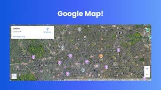 Google Map with HTML CSS | HTML CSS Google Map! @raselcoder