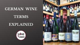 German wine terms explained. How to read German wine labels?