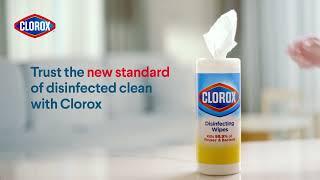 Clorox Disinfecting Wipes - Kills Covid-19 in just 15 seconds!