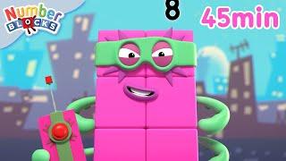  Playing Games! Wonderful Discoveries in Numberland  | 45 mins of Numberblocks | Learn to Count