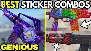 CS2 Community Sticker Combos Are GENIOUS  (BEST BUDGET Sticker Crafts)