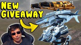 New GIVEAWAY! 200x Megalodon OROCHI War Robots Gameplay WR