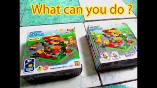 What you can do with 2 Funny Blocks Marble Run