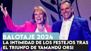 Festejos del Frente Amplio desde adentro: detalles tras la elección de Yamandú Orsi como presidente