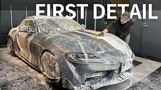 【TOYOTA Supra】FIRST DETAIL WASH , POLISH & COATING｜TOYOTA ｜DEEP CLEAN｜DETAILING｜LUMINUS｜