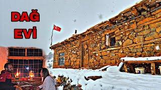 DAĞ EVİNDE EŞİMLE KAR FIRTINASINA YAKALANDIK~GECE ÜRKÜTÜCÜ SESLER