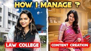 HOW DO I MANAGE BEING A LAW STUDENT & CONTENT CREATOR AT THE SAME TIME || #sneholic