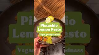 Pistachio Lemon Pesto: Vegan Green Goodness …. Who knew vegan pesto could be this good? #dairyfree