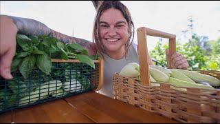 Early Summer Garden HARVEST (So much food!) | VLOG