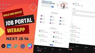 Job Portal Web App with Next.js 14 | (React, TypeScript, Tailwind CSS, Next-Auth)