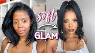 She SNAPPED! BEST  Sweat PROOF Soft Glam Makeup Woc |$7 Drugstore Foundation OILY SKIN *Relaxing*