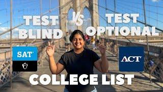 No SAT/ACT Universities | Test-Blind Colleges for International Students FALL 2025