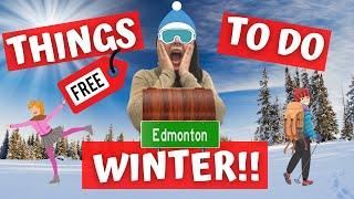 Things to do in Winter in Edmonton - FOR FREE!!