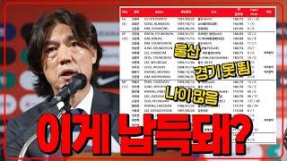 이 선수 이름이 왜.. 국대 명단 발표, 이게 납득돼?