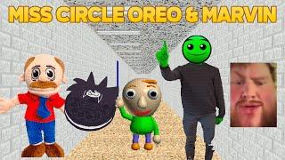 Miss Circle Oreo,Marvin,Normal in the hole and more! [Baldi's Basics Plus Mod]