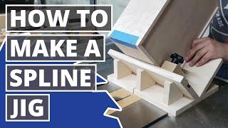 How To Make a Spline Jig for Your Mitered Boxes