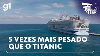 Fantástico mostra detalhes de cruzeiro Icon of the Seas | FANTÁSTICO