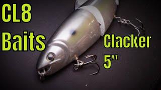 New 5" Clacker by CL8Bait - Wake baits, glide baits and more #cl8bait