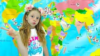 Nastya and her adventures around the world