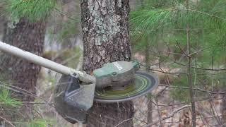 Best BRUSH CUTTER Blade for a Weed Wacker! Chainsaw Blade - Chainblade