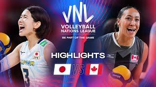  JPN vs.  CAN - Highlights | Week 3 | Women's VNL 2024