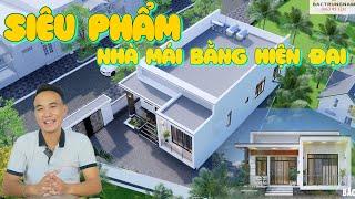 SIÊU PHẨM NHÀ MÁI BẰNG HIỆN ĐẠI