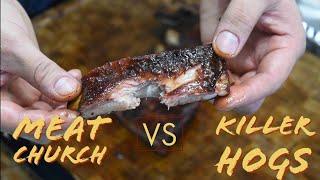 MEAT CHURCH VS. KILLER HOGS | Pork Rib Throwdown | Gulf Coast Smoke