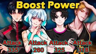 Nishikawa, Isabel, JaeHyeon, Yongsub. Boost Power. The Spike Colosseum. Volleyball 3x3