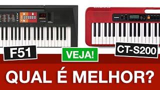 QUAL TECLADO COMPRAR  F51 YAMAHA OU CASIO CT-S200 CT-S300