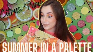 CITRUS PUNCH FROM SIMPLY POSH COSMETICS! DEMO AND SWATCHES! THE PERFECT SUMMER PALETTE!