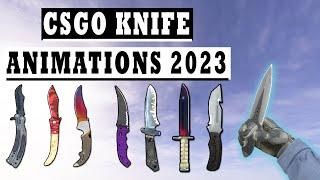 CSGO All Knives Skins And Rare Animations