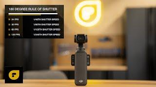 DJI Osmo Pocket 3 - Best Cinematic Camera Settings