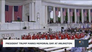 President Trump marks Memorial Day at Arlington