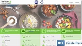 File COMPLAINT against PANTRY CAR (Food) Services of Indian Railways