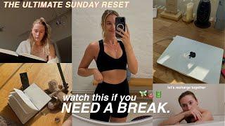 THE BEST SUNDAY RESET: recharge with me before exam week