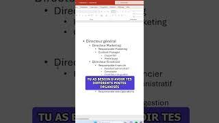On va créer un organigramme Powerpoint en quelques secondes !