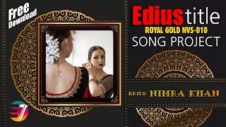 Edius Song Project 2023 Free Download | Latest Edius Title Song Project | Premium Edition NVS-10