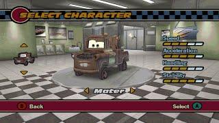 Cars GameCube - Mater Gameplay (Dolphin)